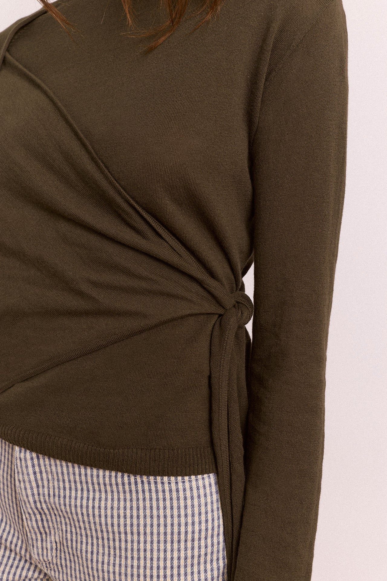 1394-hannie-wrap-tie-knitted-top-olive-12.jpg Hannie Wrap Tie Knitted Top - Olive