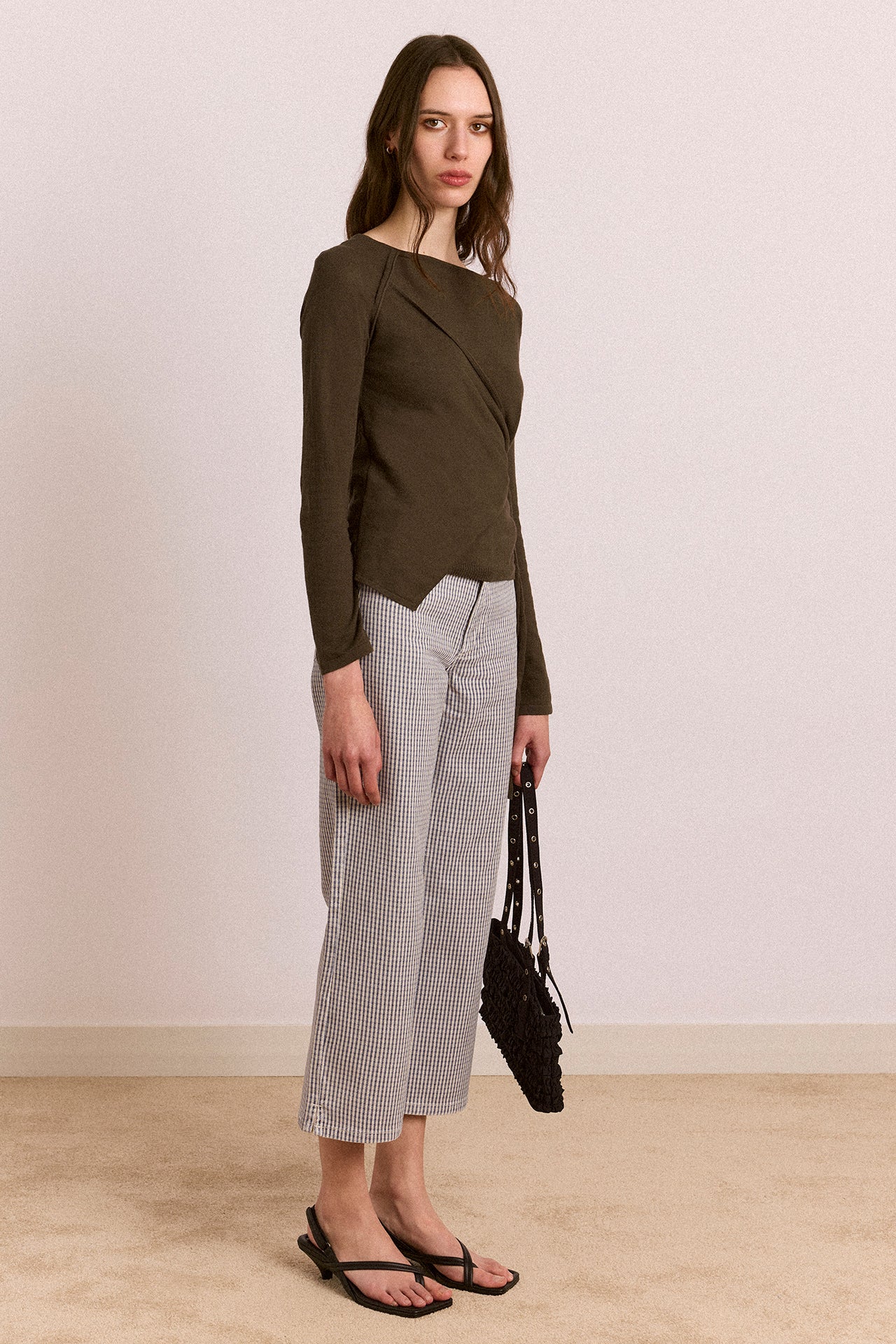 1394-hannie-wrap-tie-knitted-top-olive-6.jpg Hannie Wrap Tie Knitted Top - Olive