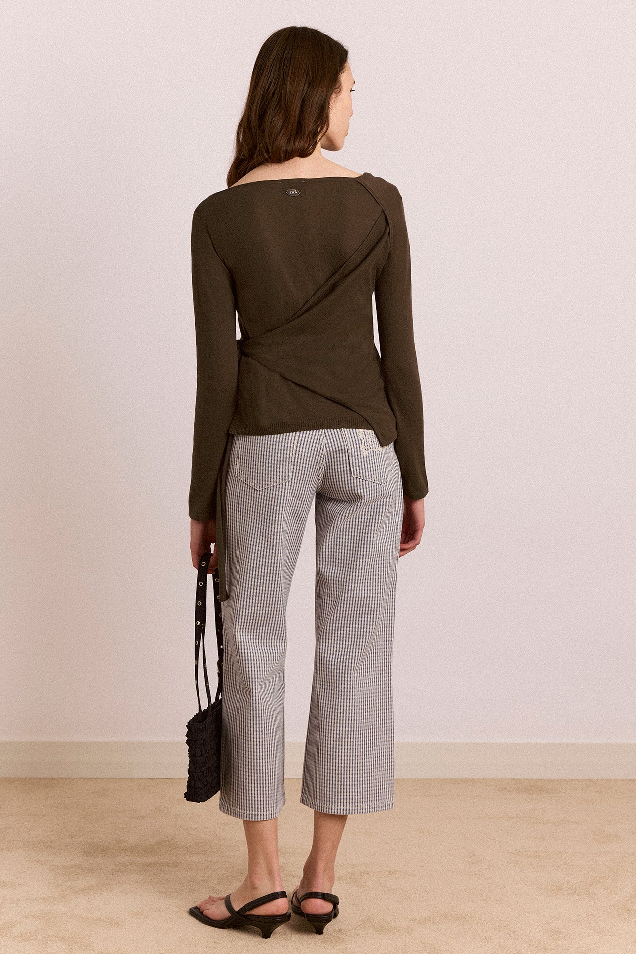 1394-hannie-wrap-tie-knitted-top-olive-8.jpg Hannie Wrap Tie Knitted Top - Olive