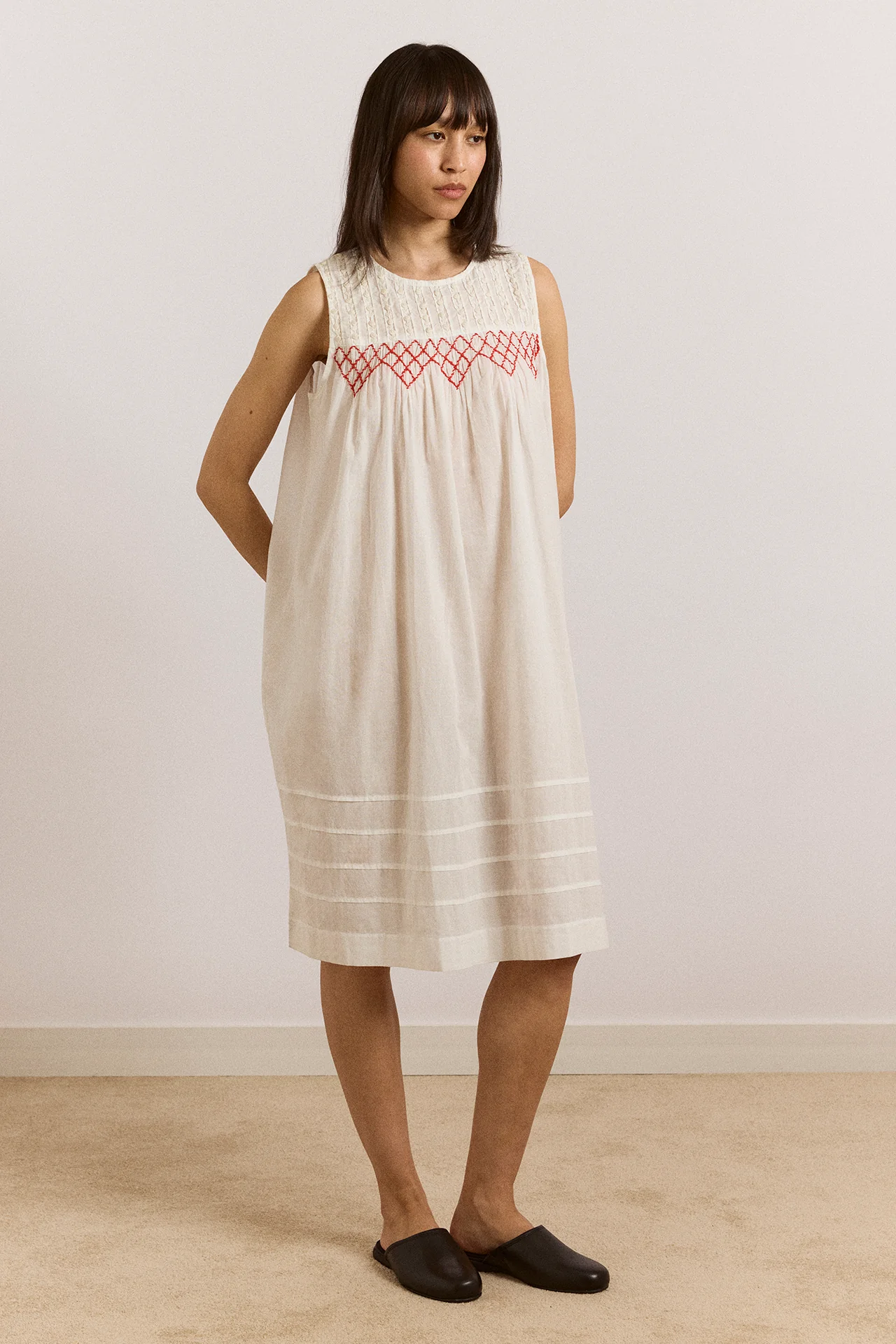 1502-ambrose-midi-night-dress-white-1.webp Ambrose Midi Night Dress - White