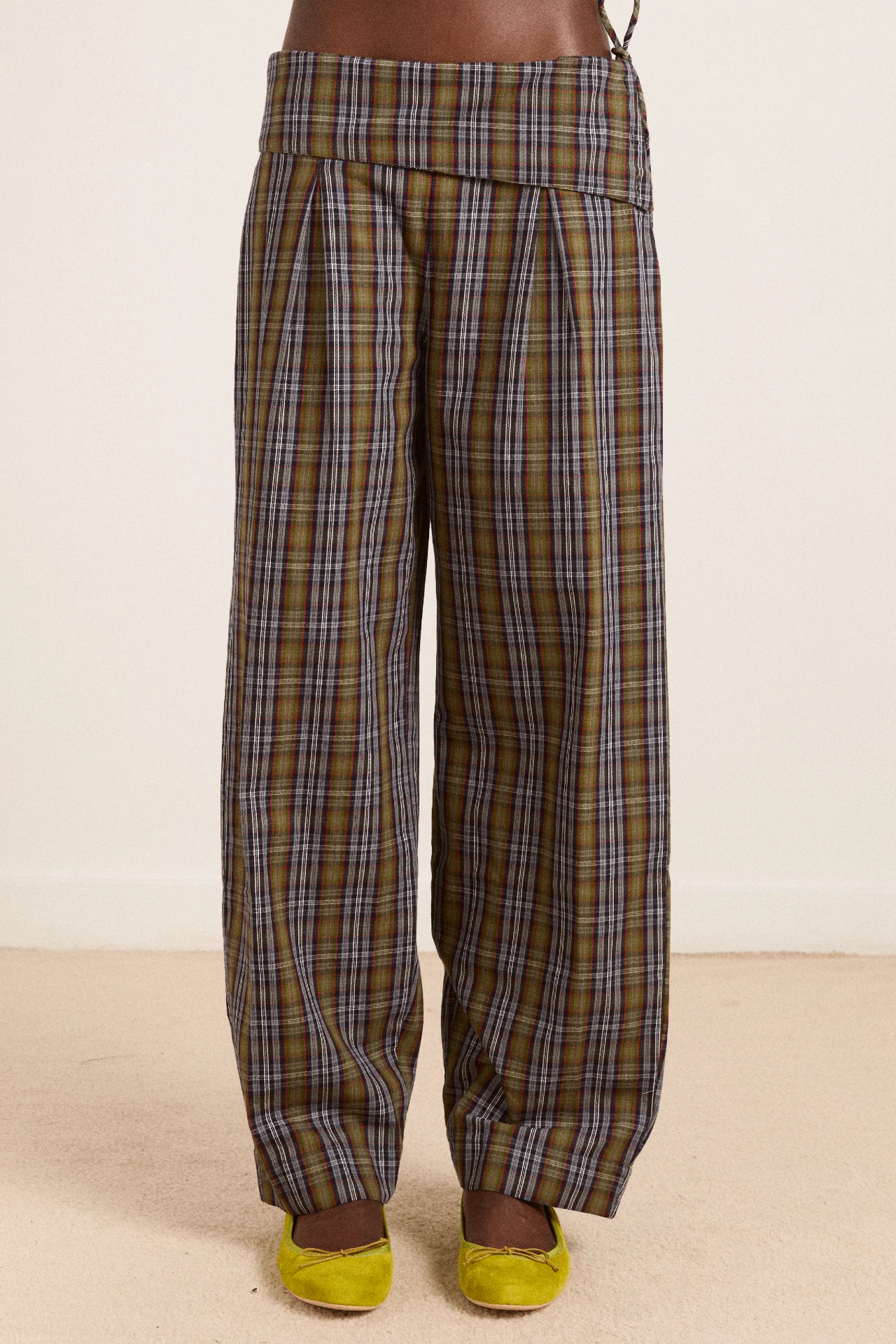 Fia Trousers - Multi Check