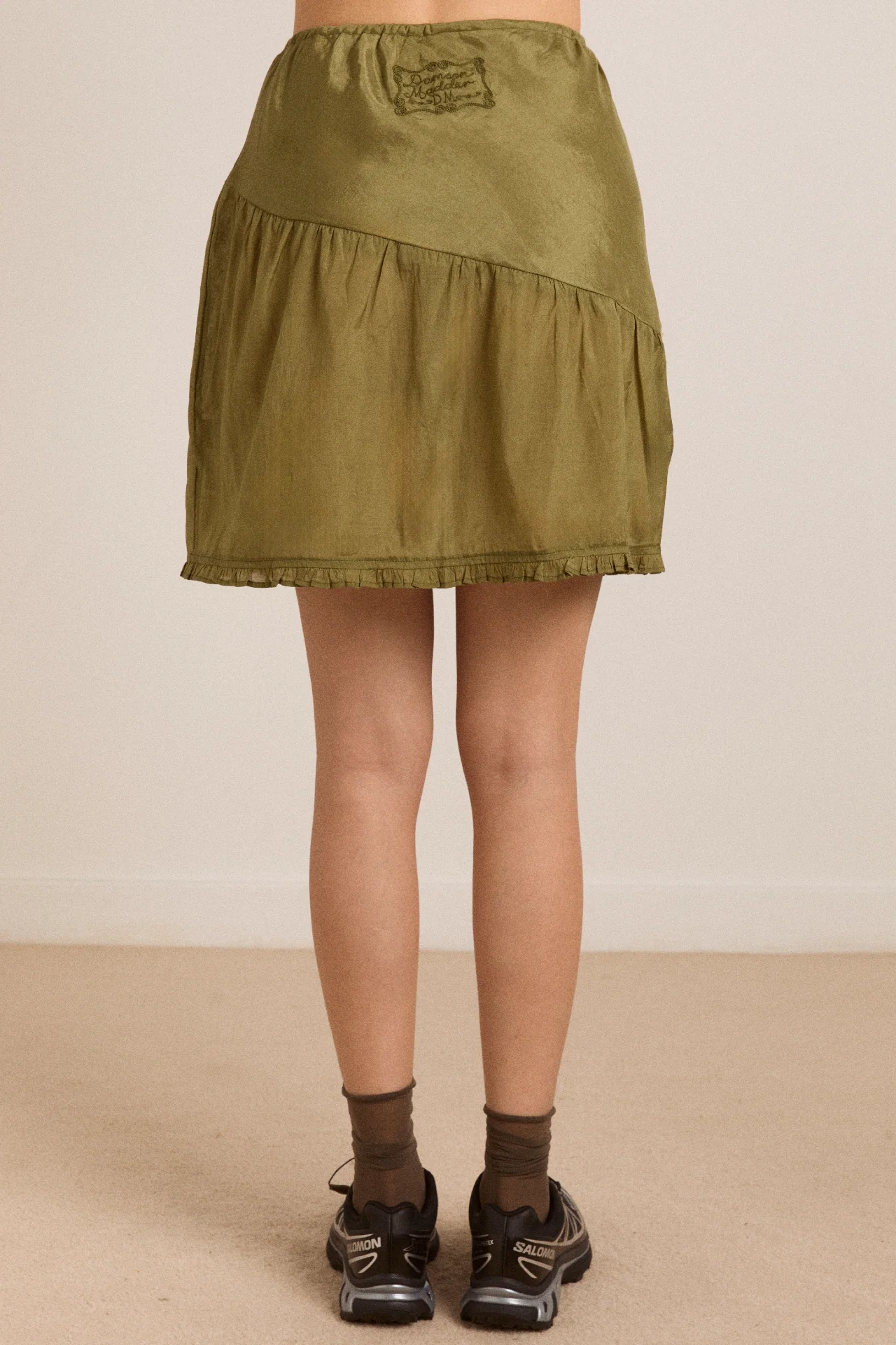 Evelyn Sheer Skirt - Olive
