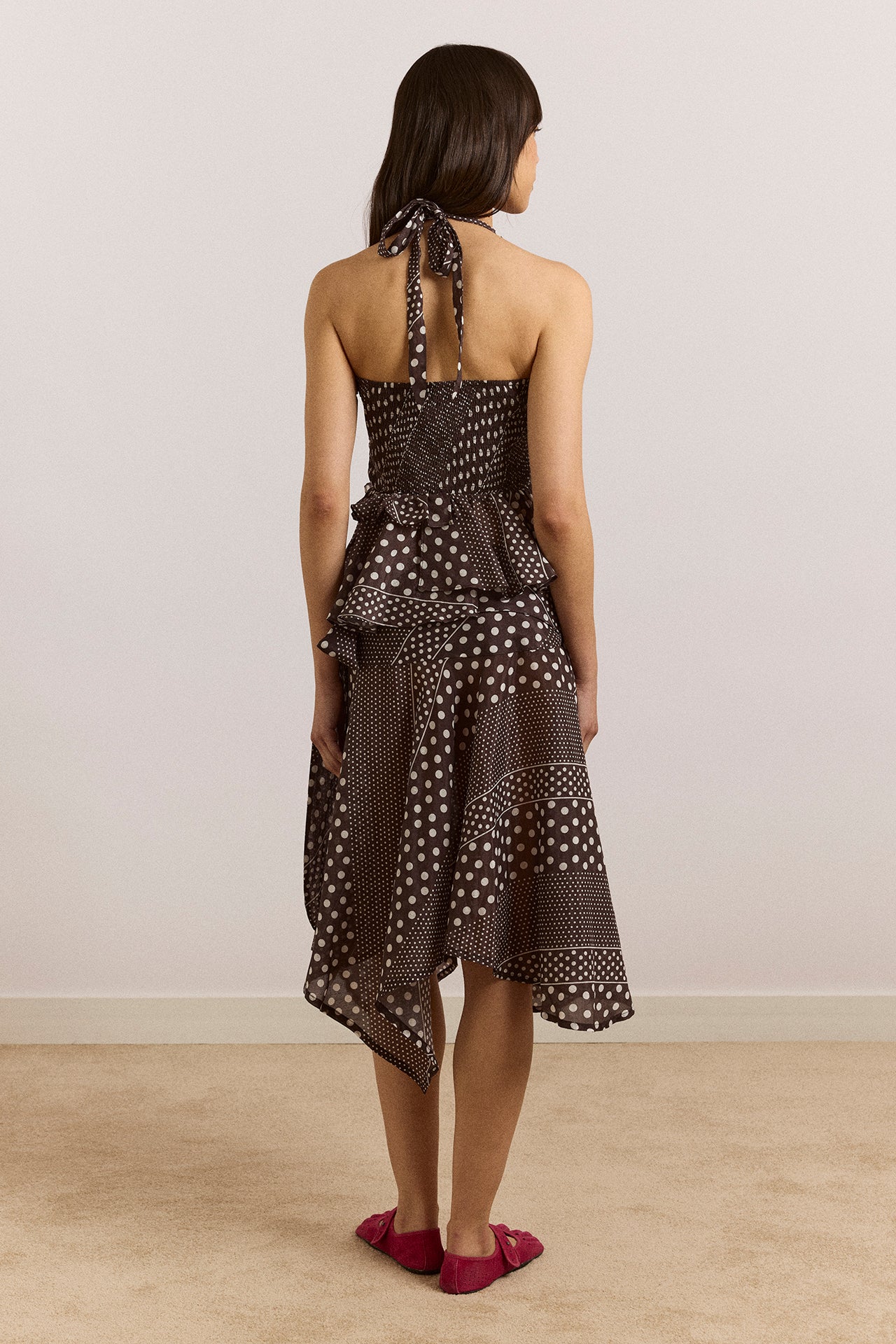 Parker Hanky Hem Skirt - Washed Black Spot