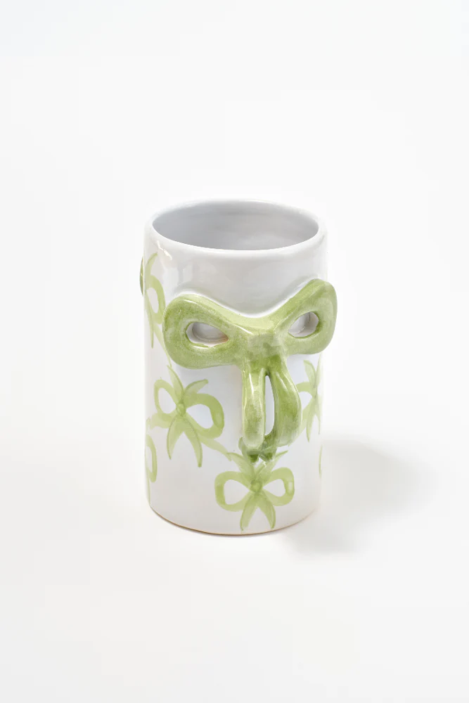 2051-hand-painted-bow-handle-vase-bow-design-2.webp Hand Painted Bow Handle Vase - Bow Design