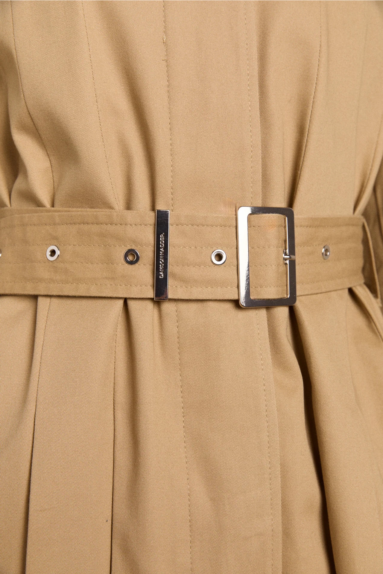 Sofia Pleated Trench - Light Stone