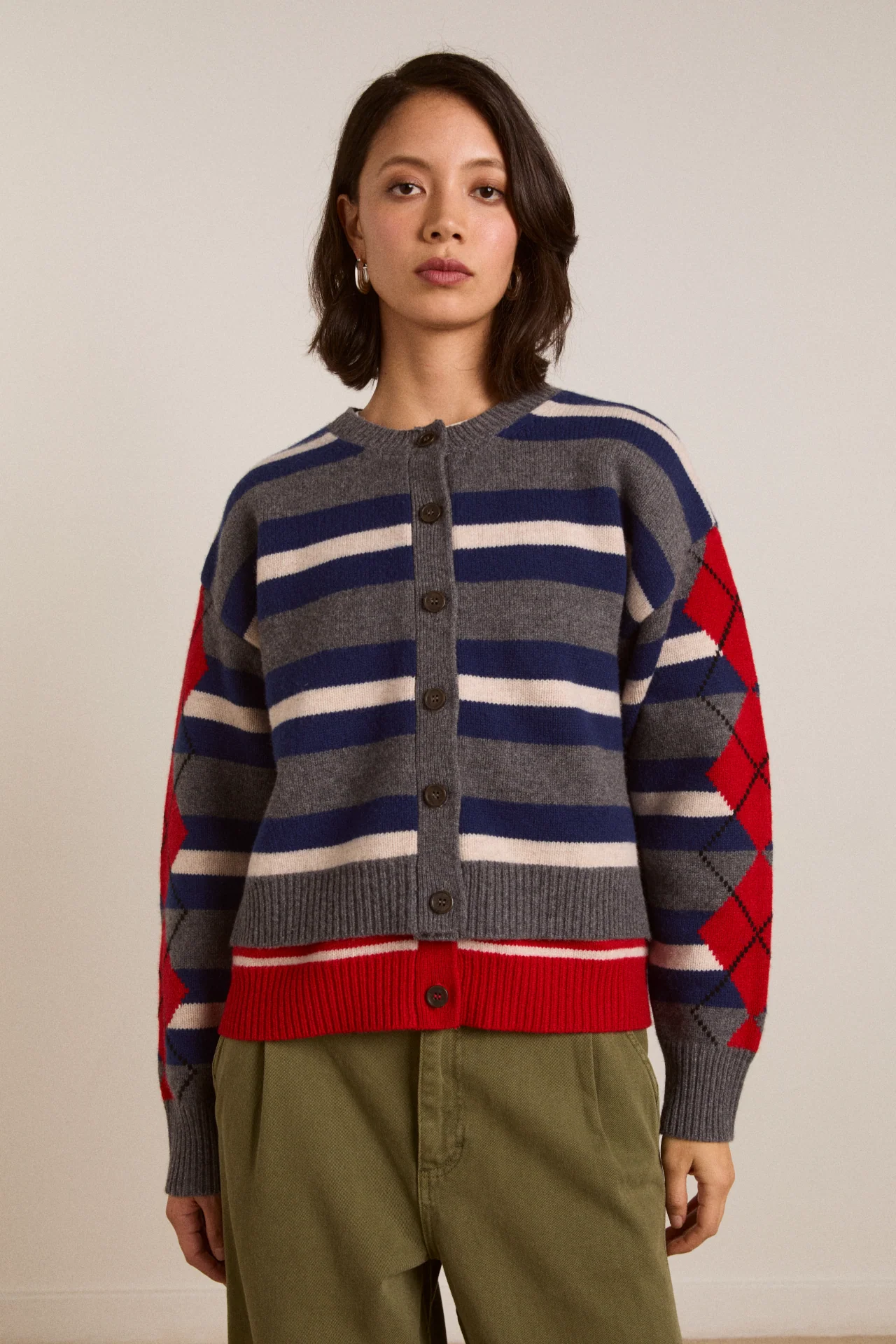 2133-didi-merino-wool-double-cardigan-navy-argyle-stripe-1.webp Didi Merino Wool Double Cardigan - Navy Argyle & Stripe