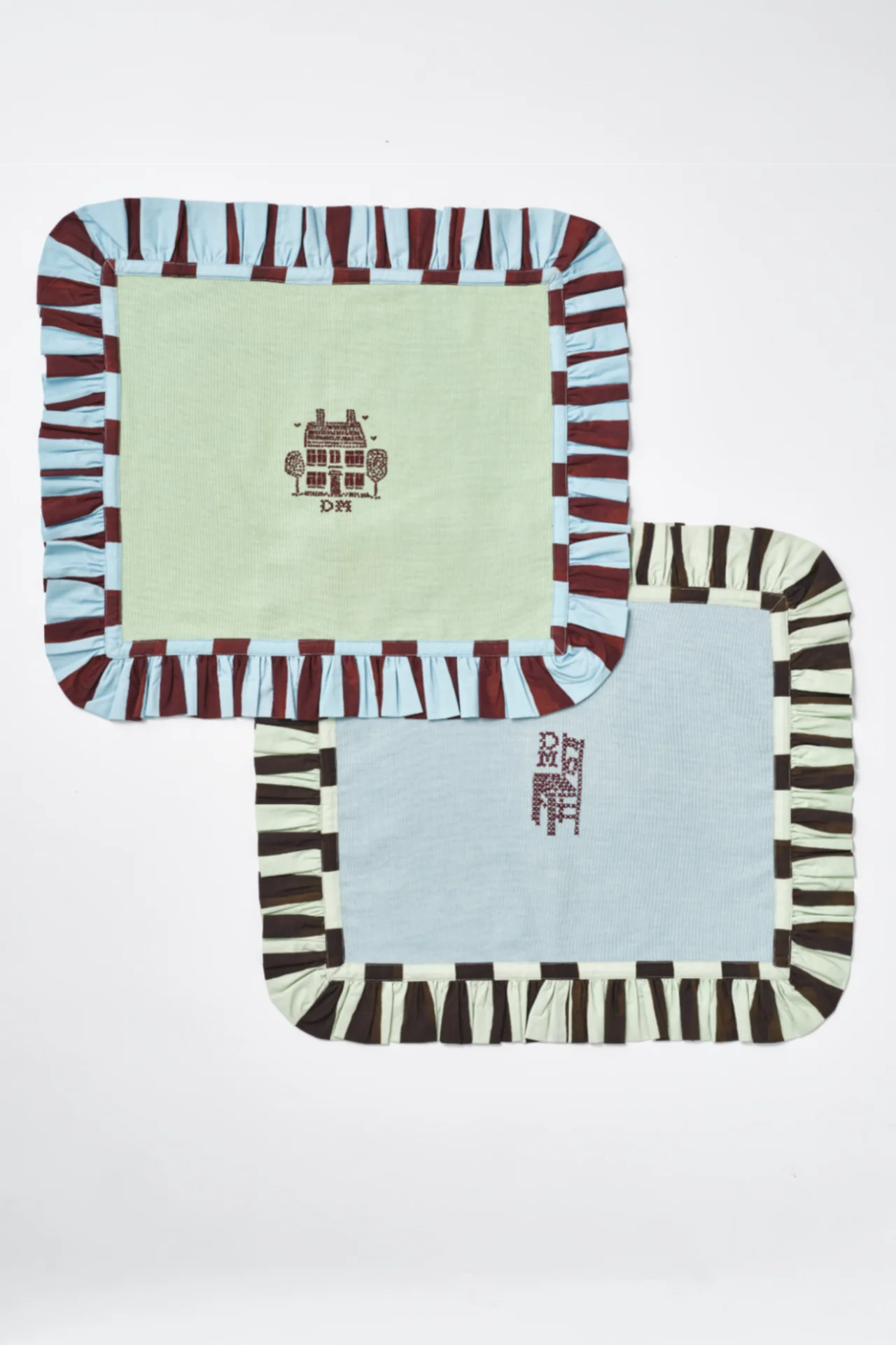Set Of Placemats - Blue/Green