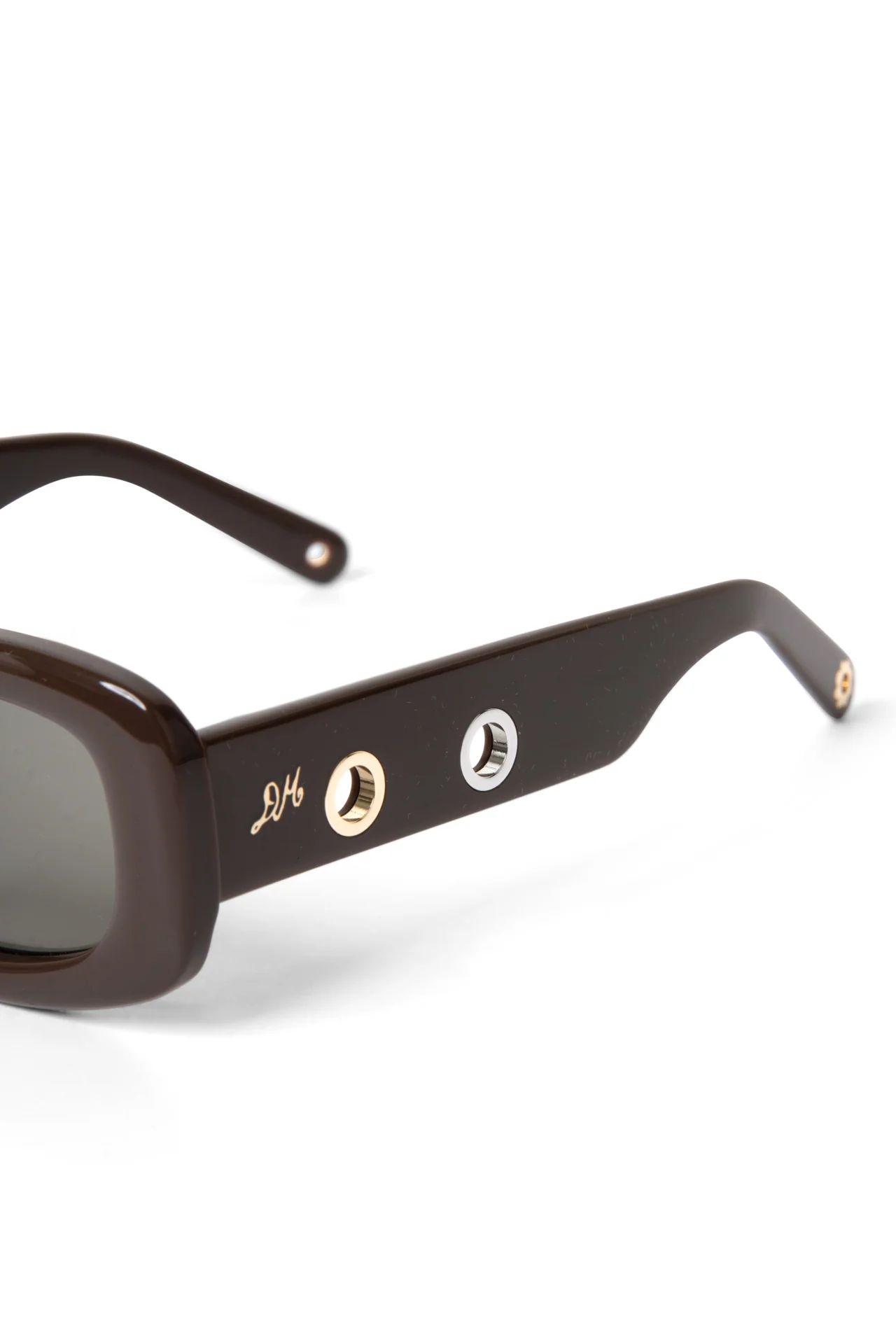 Faye Eyelet Sunglasses - Chocolate