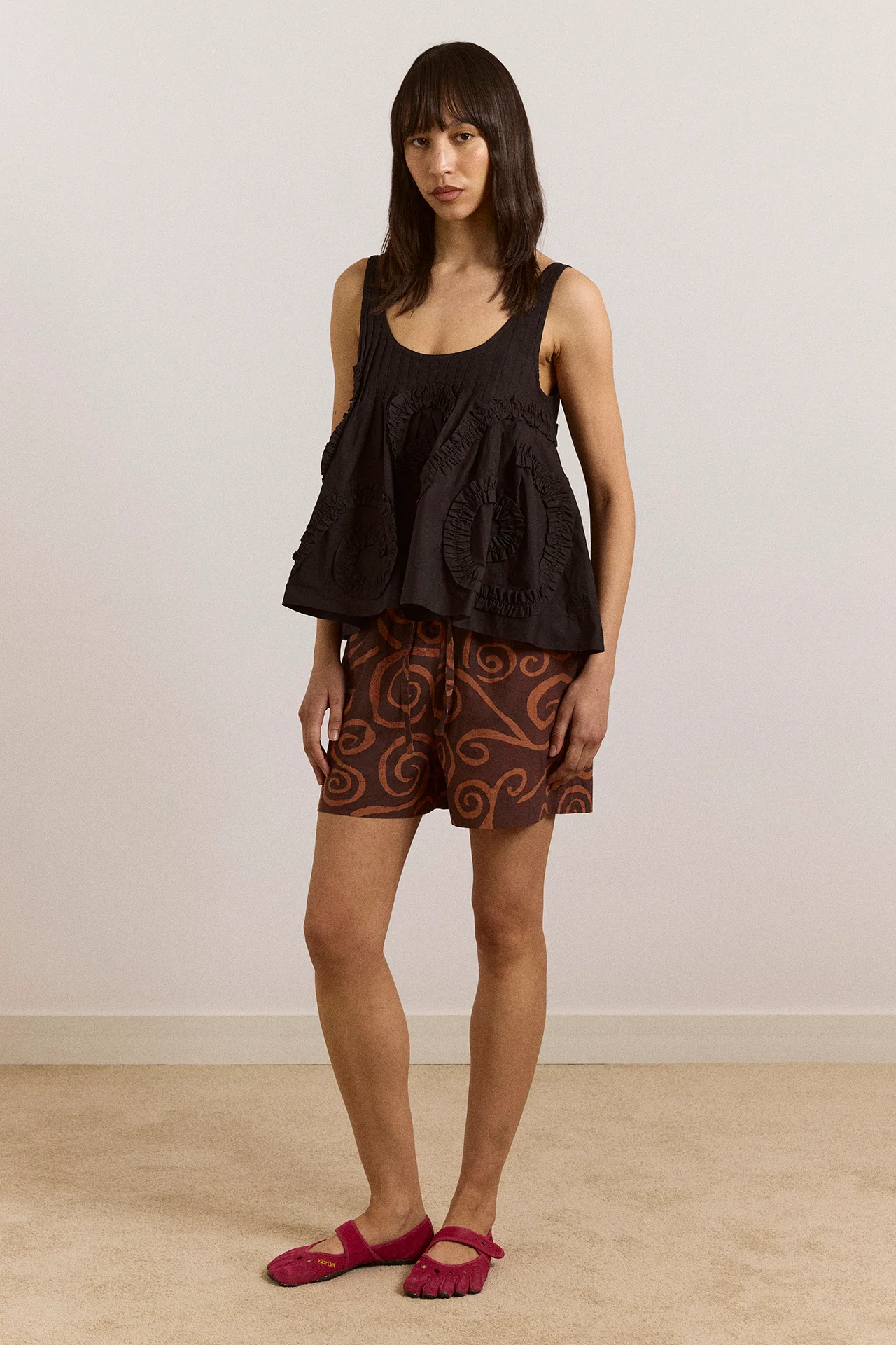 384-afina-pull-on-short-swirl-print-2.webp Afina Pull On Short - Swirl Print