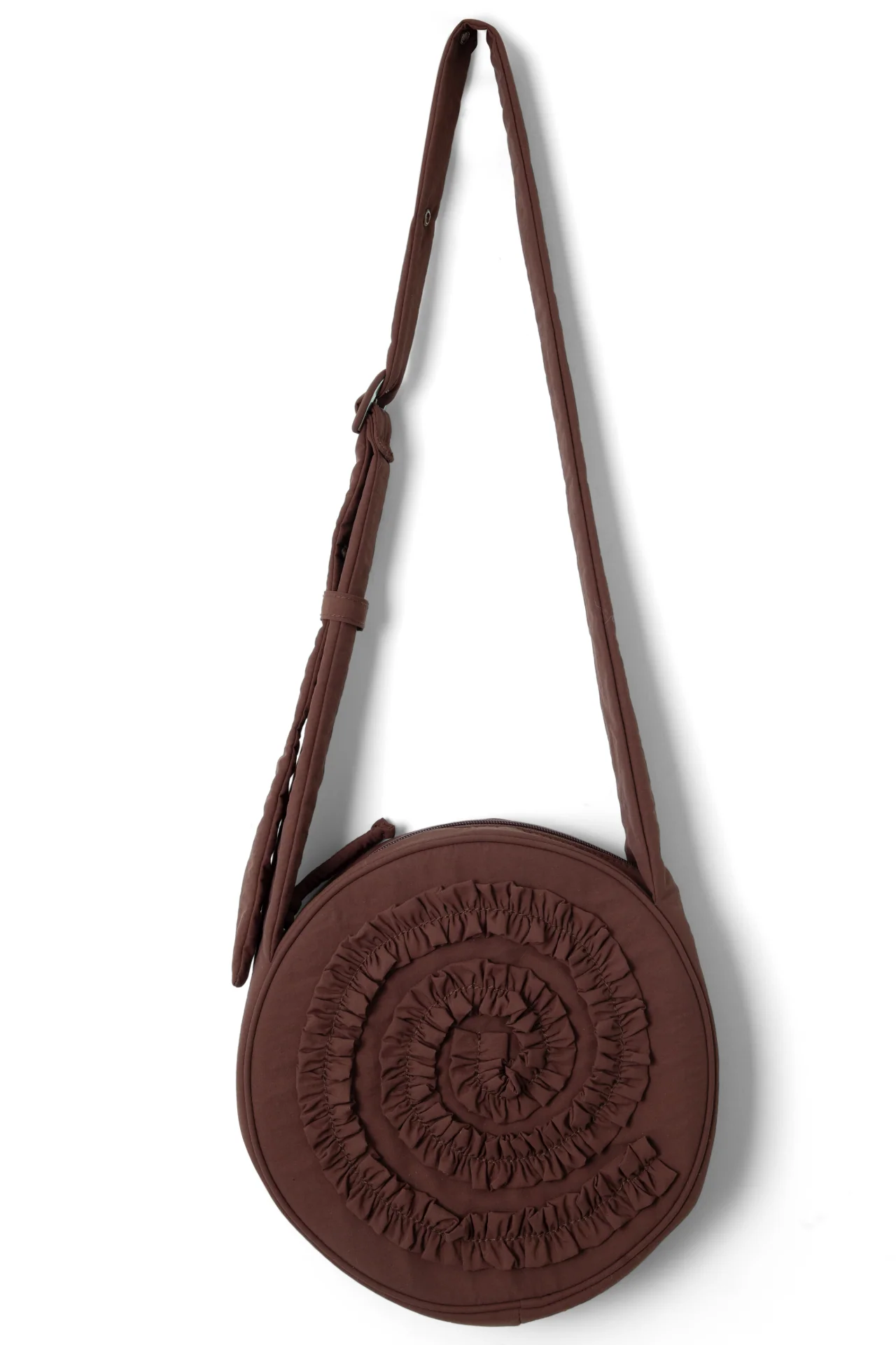 Rae Circle Swirl Bag - Chocolate