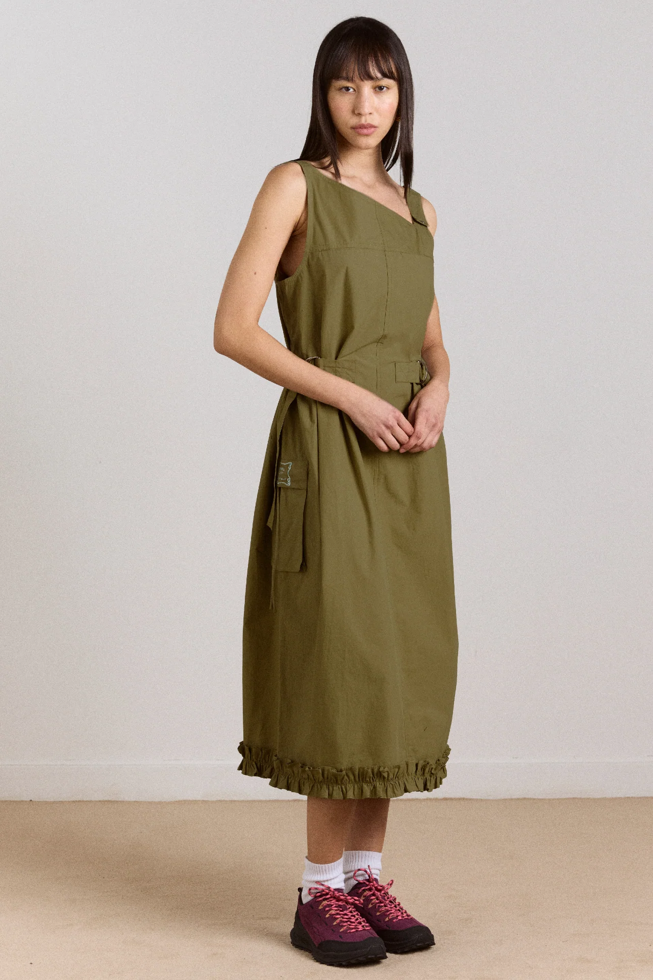 Tate Midi Dress - Olive
