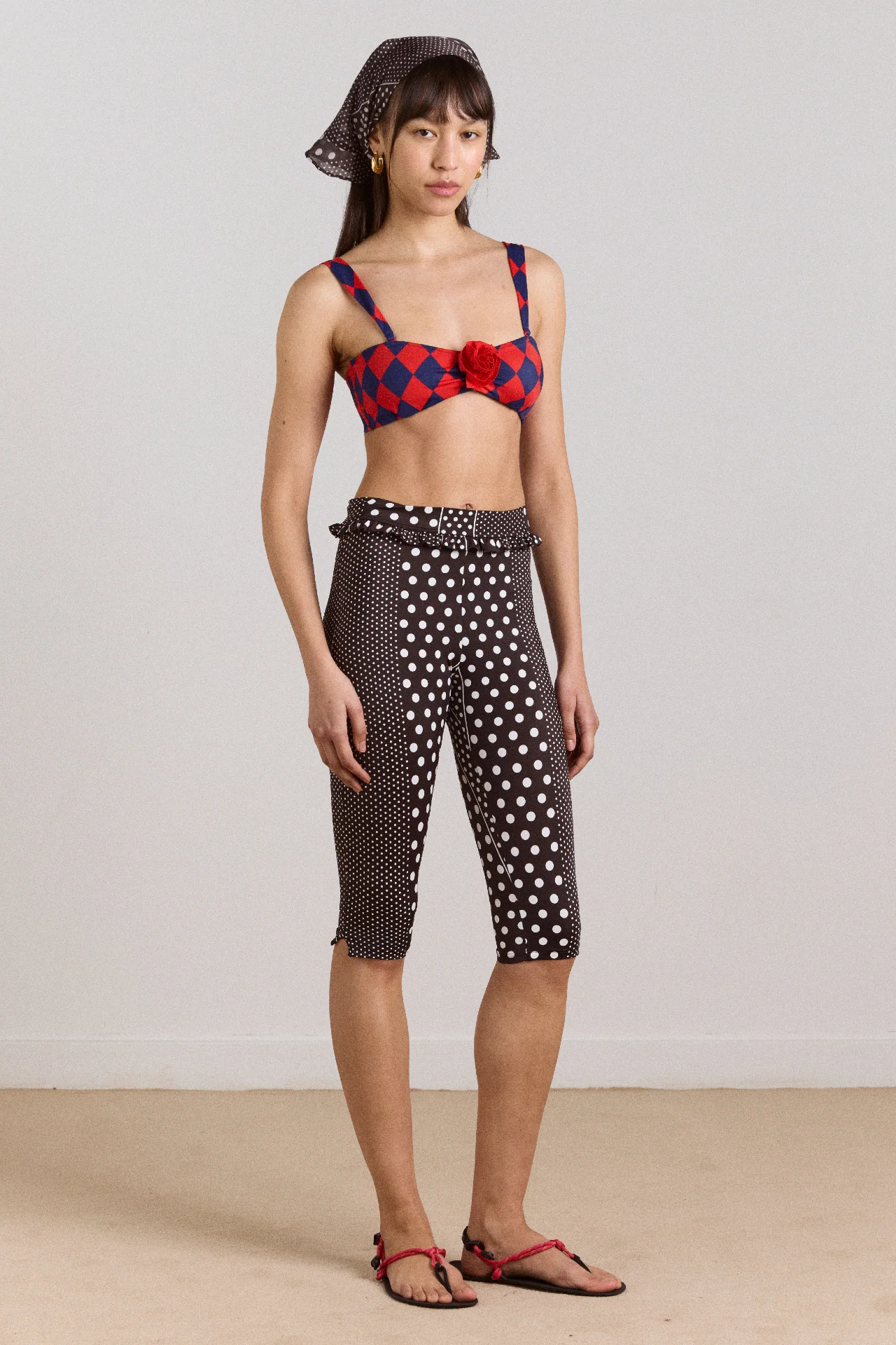 510-cove-capri-pant-spot-stripe-print-3.webp Cove Capri Pant - Spot Stripe Print