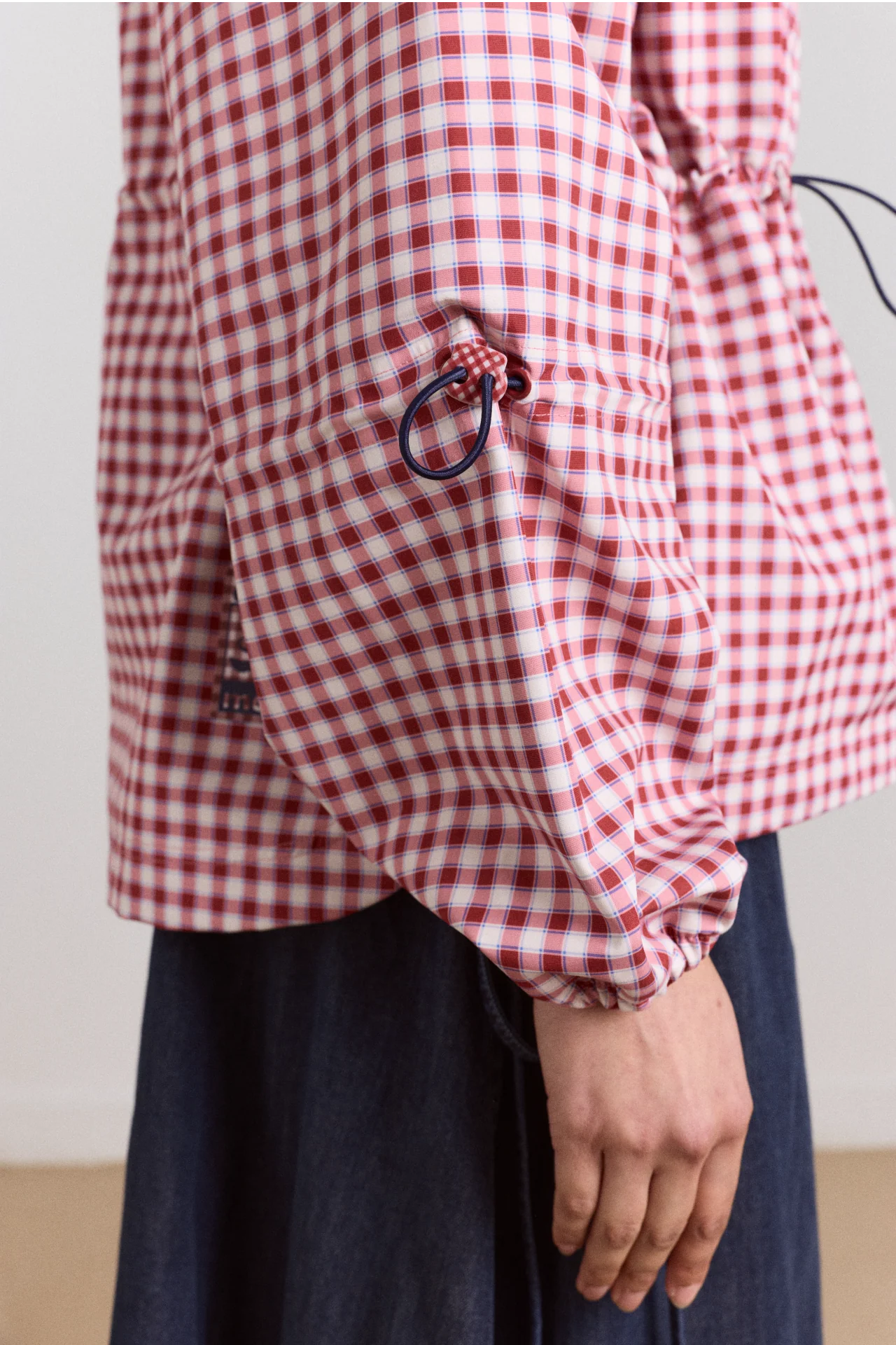 matilda raincoat - cherry gingham