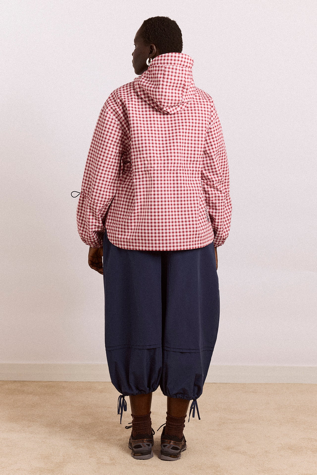 matilda raincoat - cherry gingham