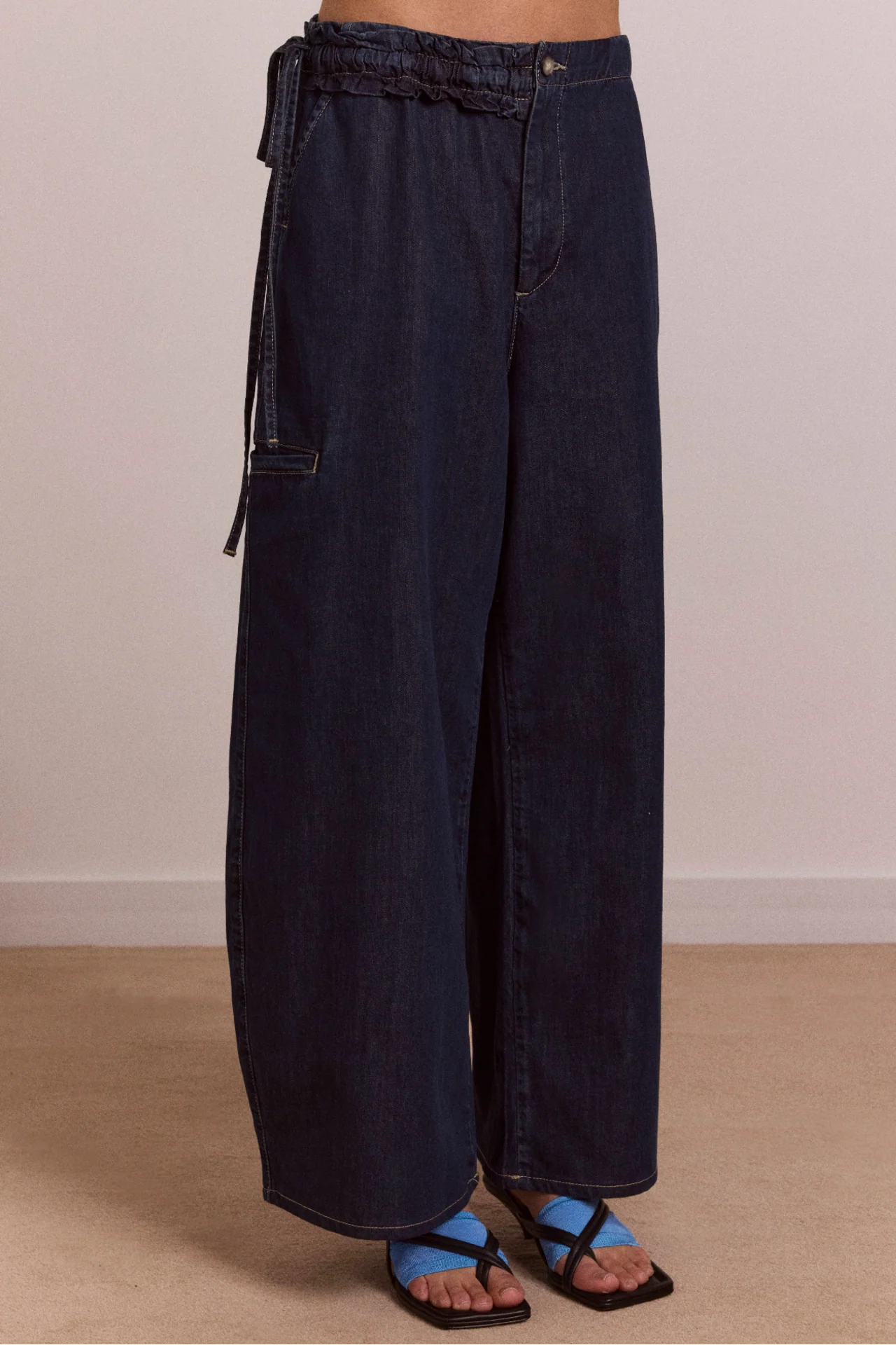 Straight Leg Augusta Jeans - Dark Indigo