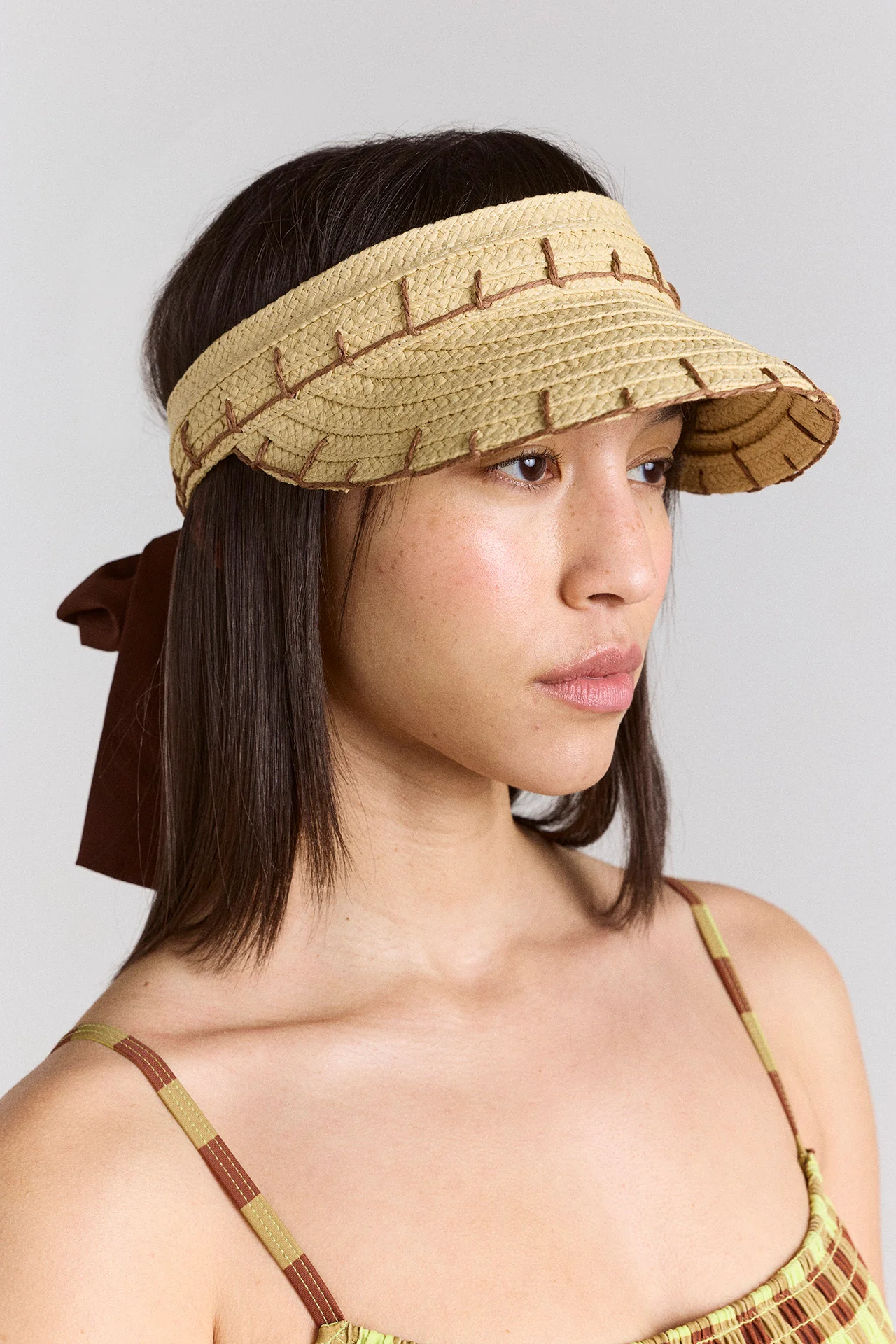 Raffia Visor - Natural